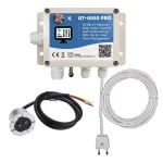 GT-1000 Pro med vandsensor, sensorkabel og str�mkabel til vandalarm