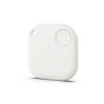Hvid n�glebrik-tracker i kvadratisk design