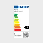 Energim�rke for FESH p�re, art.nr. 208003, energiklasse F