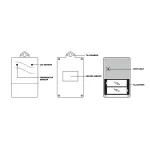Diagram af lys- og temperaturf�ler med markering af sensorer, oph�ng, test knap og batterirum