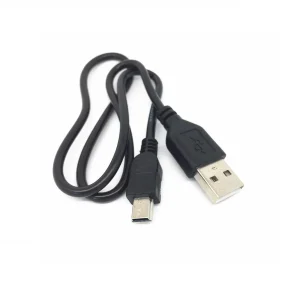 Sort USB til mini USB-kabel, 50 cm