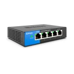 Netv�rksswitch fra Linksys med 5 porte, gigabit switch model LGS105