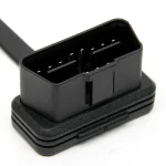 N�rbillede af OBD2 hanstik p� forl�ngerkabel