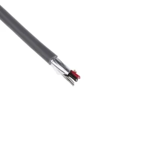 Parsnoet kabel med afisoleret ende og synlige ledere