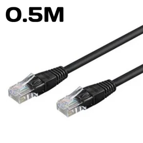 Netv�rkskabel patchkabel 0,5 meter med RJ45-stik