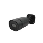 Sort PoE bulletkamera i 4K set skr�t fra siden med monteringsbeslag