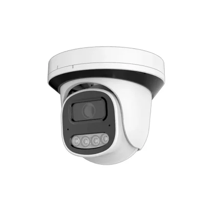 Turret kamera i skr� vinkel med sort front og IR-lys