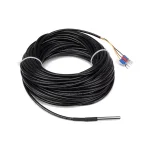 PT100 temperaturf�ler med 20 meter sort kabel oprullet