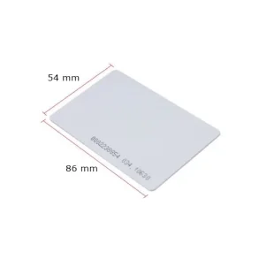RFID-kort til adgangskontrol med m�langivelser 54x86 mm