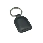 RFID-n�glebrik i sort l�der med n�glering, 125kHz