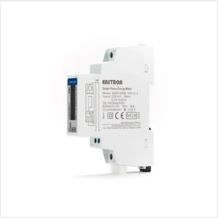 Enfaset energim�ler til DIN-skinne med digitalt display