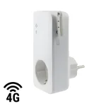 Simpal T420 4G GSM-stikkontakt med indbygget stikben