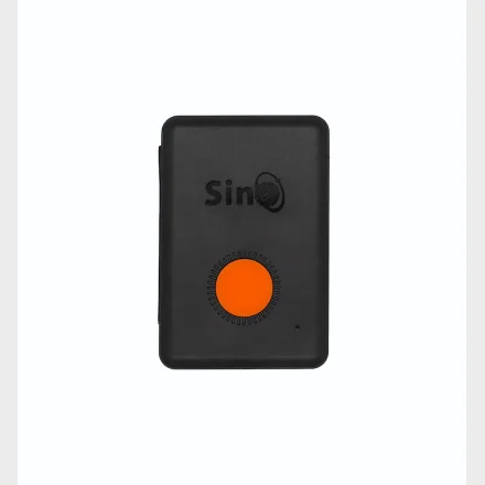 SinoTrack GPS-tracker set forfra med orange knap