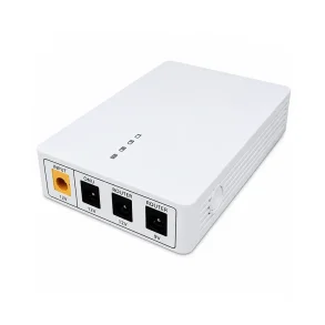 Smart 12V UPS med tilslutninger til router og ONU
