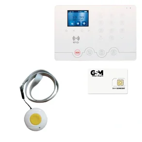 Smart SOS-alarm med betjeningspanel, n�dknap og simkort
