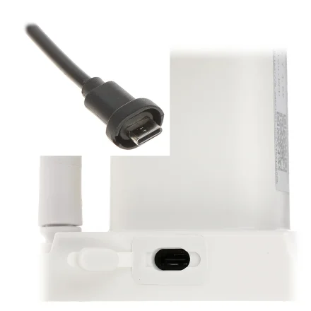 USB-C opladerstik og kabel til solcelle 4G overv�gningskamera