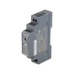 DIN-skinne str�mforsyning 24V set skr�t forfra
