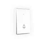 Tr�dl�s d�rklokke med touch-knap og bj�lde-ikon