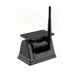 Tr�dl�st WiFi-kamera til trailer set bagfra med antenne og solpanel