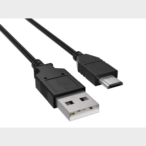 USB-kabel med USB-A stik og mikro-USB stik