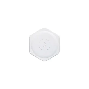 BLE vandalarm til gulv i hvidt sekskantet design