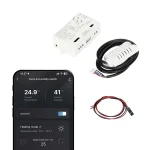 WiFi temperatur- og fugtighedscontroller til Alde 3010/3020 med sensor og app