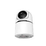WiFi indend�rs PTZ-kamera set forfra med underside og monteringshuller synlige